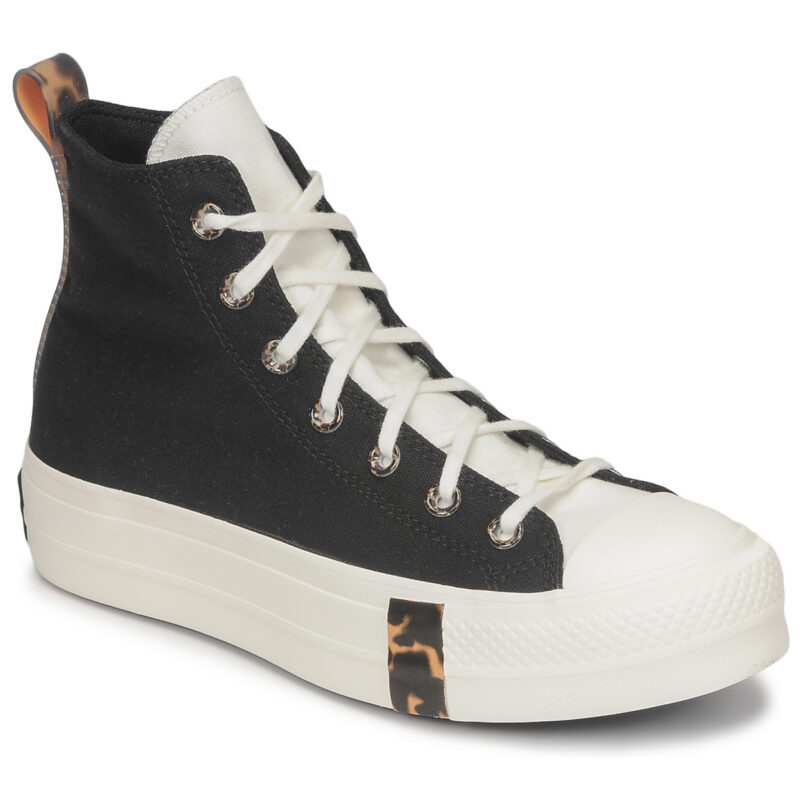 Converse  CHUCK TAYLOR ALL STAR LIFT PLATFORM TORTOISE  Nero -  Sneakers alte Donna - 1