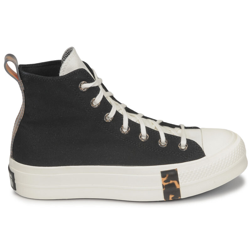 Converse  CHUCK TAYLOR ALL STAR LIFT PLATFORM TORTOISE  Nero -  Sneakers alte Donna - 2