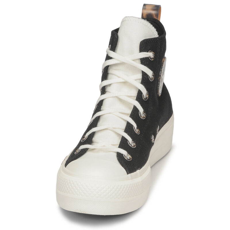 Converse  CHUCK TAYLOR ALL STAR LIFT PLATFORM TORTOISE  Nero -  Sneakers alte Donna - 3