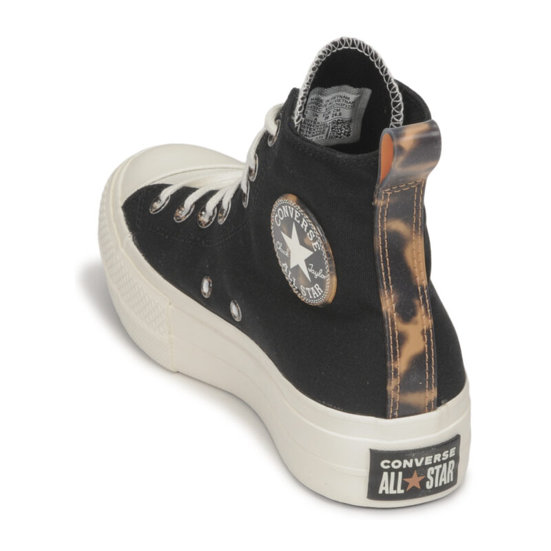 Converse  CHUCK TAYLOR ALL STAR LIFT PLATFORM TORTOISE  Nero -  Sneakers alte Donna - 5