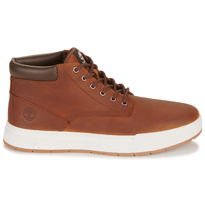 Baskets montantes Timberland Maple Grove en cuir marron Chukka pour homme - Pointure 2