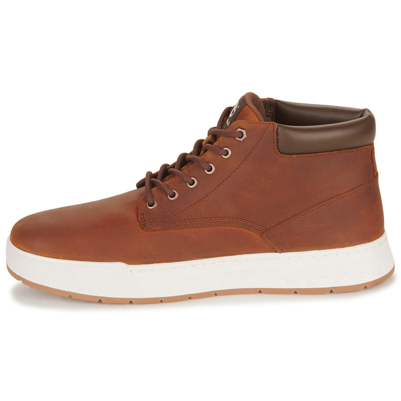 Baskets montantes Timberland Maple Grove en cuir marron Chukka pour homme - Pointure 4