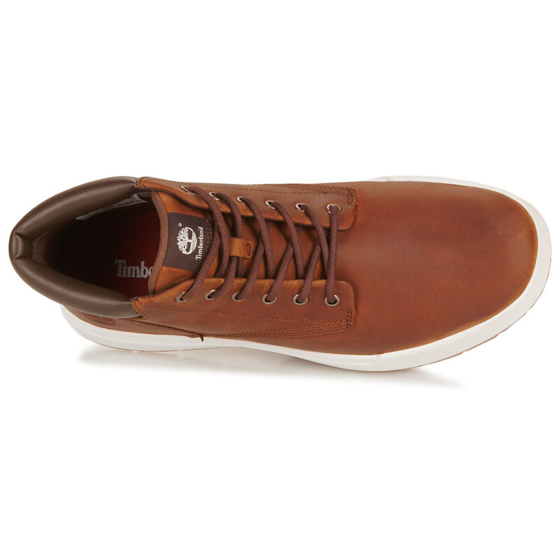 Baskets montantes Timberland Maple Grove en cuir marron Chukka pour homme - Pointure 6