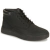 Timberland MAPLE GROVE LEATHER CHUKKA Black Men's High-Top Sneakers