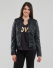 Giacca in pelle  Vero Moda  VMFAVODONA COATED JACKET NOOS  Nero -   Giacche in pelle Donna - 2