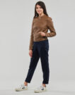Giacca in pelle  Vero Moda  VMFAVODONA COATED JACKET NOOS  Marrone -   Giacche in pelle Donna - 3