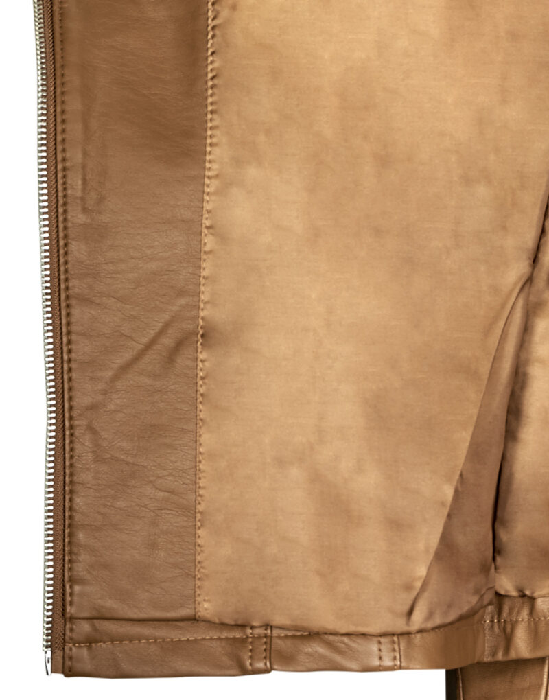 Giacca in pelle  Vero Moda  VMFAVODONA COATED JACKET NOOS  Marrone -   Giacche in pelle Donna - 6