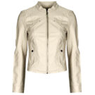 Giacca in pelle  Vero Moda  VMFAVODONA COATED JACKET NOOS  Beige -   Giacche in pelle Donna - 1