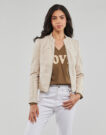 Giacca in pelle  Vero Moda  VMFAVODONA COATED JACKET NOOS  Beige -   Giacche in pelle Donna - 2