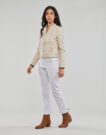 Giacca in pelle  Vero Moda  VMFAVODONA COATED JACKET NOOS  Beige -   Giacche in pelle Donna - 3