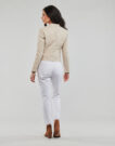Giacca in pelle  Vero Moda  VMFAVODONA COATED JACKET NOOS  Beige -   Giacche in pelle Donna - 4