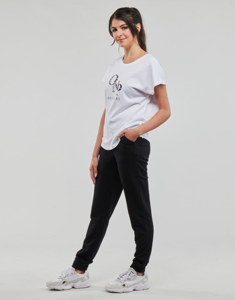 Pantaloni Sportivi  Only Play  ONPMELINA MW SLIM SWT CUFF PNT NOOS  Nero -   Pantaloni Sportivi Donna - 3