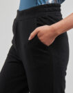 Pantaloni Sportivi Only Play ONPMELINA MW SLIM SWT PNT NOOS Nero - Pantaloni Sportivi Donna - 5