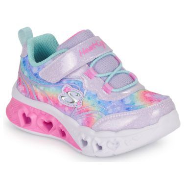 Scarpe bambina ragazza Skechers FLUTTER HEART LIGHTS Argento, design accattivante con luci LED, perfette per ogni occasione. Comfort e stile per le giovani fashioniste. Disponibili ora per un look trendy e divertente.