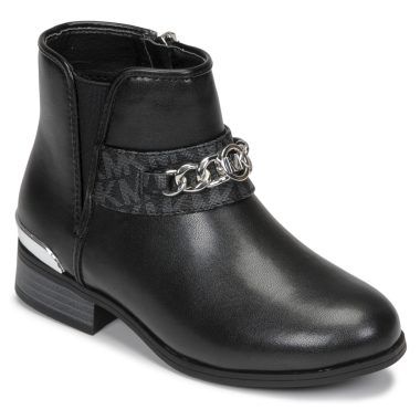 Stivaletti bambina ragazza MICHAEL Michael Kors FINLEY SALEM di colore nero, eleganti e alla moda, ideali per ogni occasione. Scarpe di alta qualità con design moderno, perfette per il comfort delle piccole. Acquista ora il tuo paio di stivaletti MICHAEL Michael Kors per un look trendy e sofisticato!