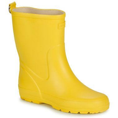 Stivali Novesta per bambina ragazza KIDDO RUBBER BOOTS in giallo, ideali per la pioggia e l'outdoor. Design trendy e resistente, perfetti per avventure all'aperto. Comodi e pratici, questi stivali impermeabili sono un must-have per ogni piccola fashionista.