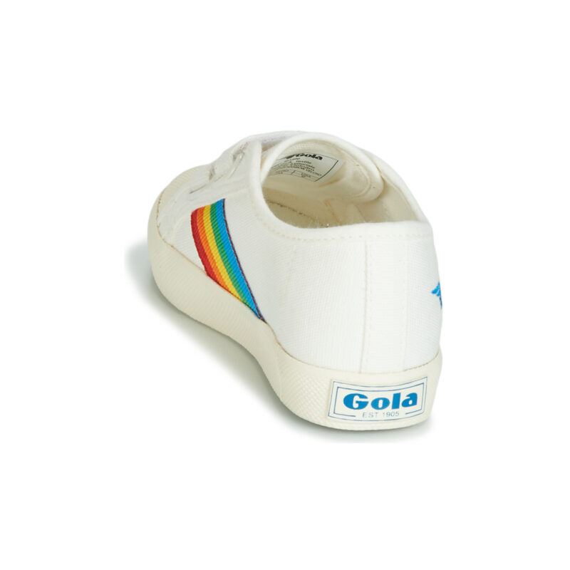 Gola COASTER RAINBOW VELCRO Bianco Sneakers Bambino - 5