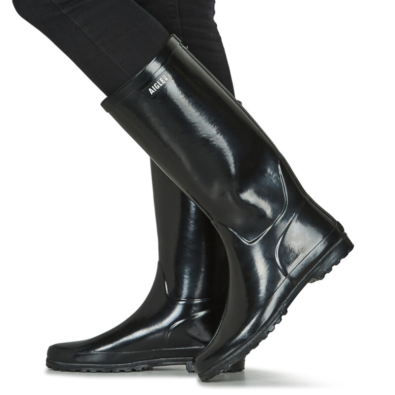 Aigle  ELIOSA  Nero Stivali da pioggia Donna - 8