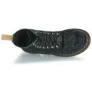 Dr. Martens  VEGAN 1460 BLACK VELVET  Nero -  Stivaletti Donna - 6