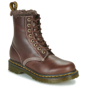 Dr. Martens  1460 SERENA DARK BROWN CLASSIC PULL UP  Marrone -  Stivaletti Donna