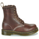 Dr. Martens 1460 SERENA DARK BROWN CLASSIC PULL UP Marrone Stivaletti Donna - 2