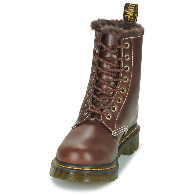 Dr. Martens 1460 SERENA DARK BROWN CLASSIC PULL UP Marrone Stivaletti Donna - 3