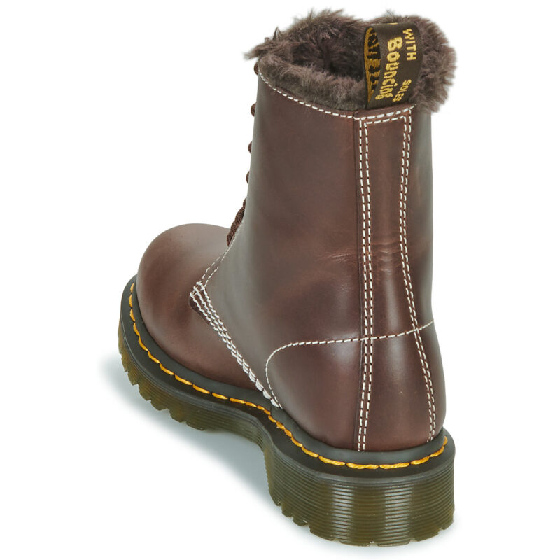 Dr. Martens 1460 SERENA DARK BROWN CLASSIC PULL UP Marrone Stivaletti Donna - 5