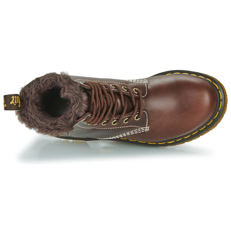 Dr. Martens 1460 SERENA DARK BROWN CLASSIC PULL UP Marrone Stivaletti Donna - 6