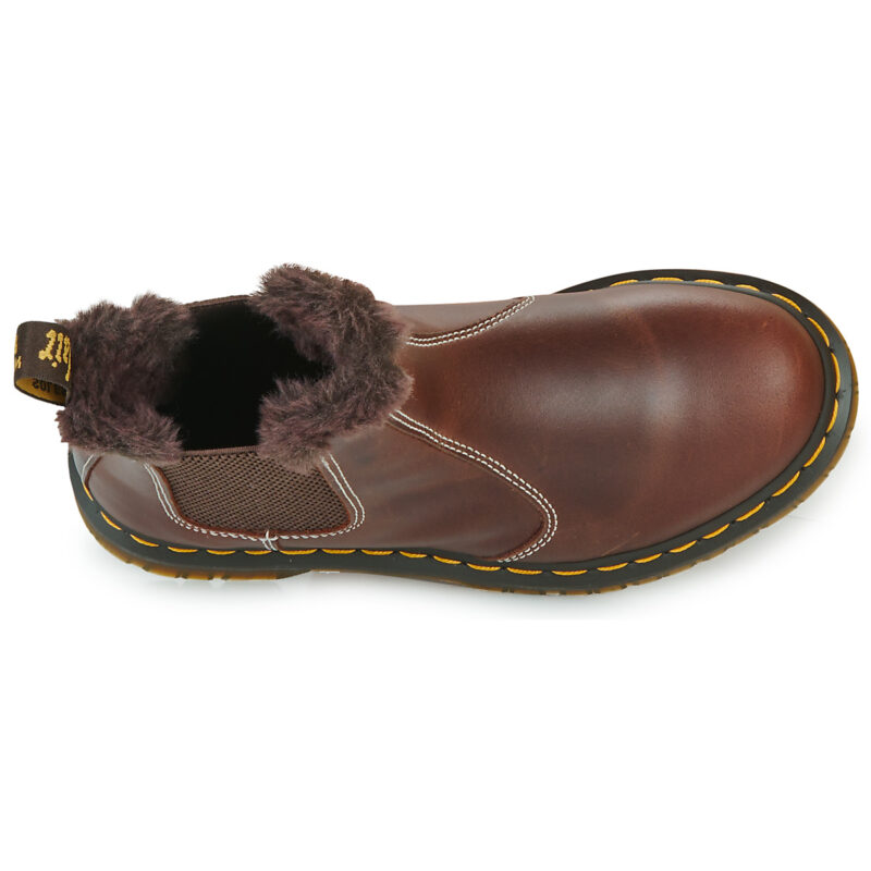 Dr. Martens 2976 SERENA DARK BROWN CLASSIC PULL UP Marrone Stivaletti Donna - 6
