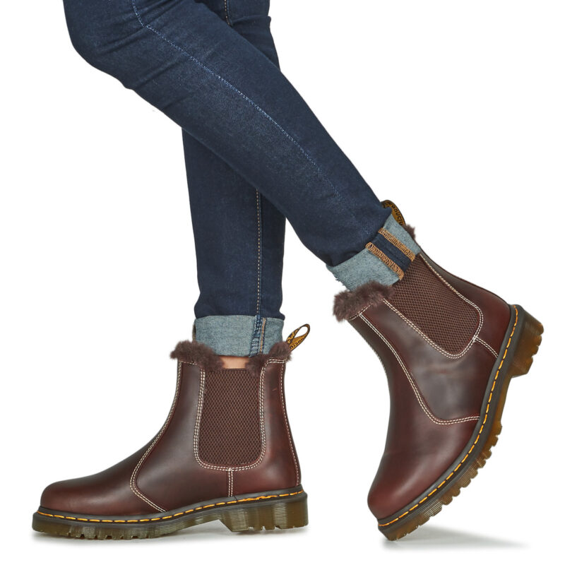 Dr. Martens 2976 SERENA DARK BROWN CLASSIC PULL UP Marrone Stivaletti Donna - 8