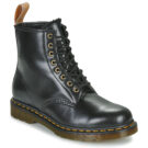 Dr. Martens  VEGAN 1460 BLACK NORFOLK  Nero -  Stivaletti Donna - 1