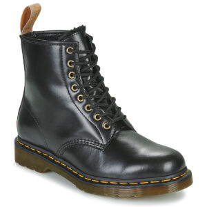 Dr. Martens  VEGAN 1460 BLACK NORFOLK  Nero -  Stivaletti Donna
