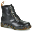 Dr. Martens  VEGAN 1460 BLACK NORFOLK  Nero -  Stivaletti Donna - 2