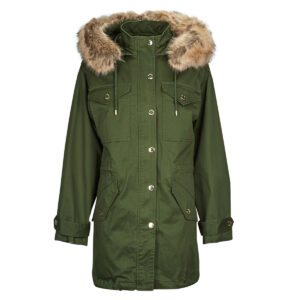 Parka  MICHAEL Michael Kors  RMVBL FX FUR CLR ANORAK  Kaki -   Parka Donna