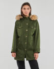 Parka MICHAEL Michael Kors RMVBL FX FUR CLR ANORAK Kaki Parka Donna - 2
