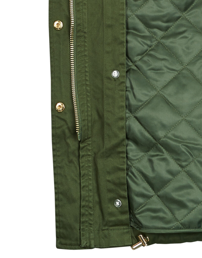 Parka MICHAEL Michael Kors RMVBL FX FUR CLR ANORAK Kaki Parka Donna - 6
