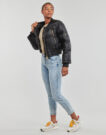 Duvet MICHAEL Michael Kors CHEVRON QUILTED BOMBER Black Women's Down Jackets - 3