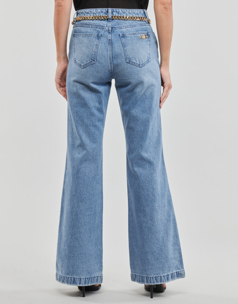Flare Jeans MICHAEL Michael Kors FLARE CHAIN ​​BELT DNM JEAN Blue Flare Jeans Woman - 4