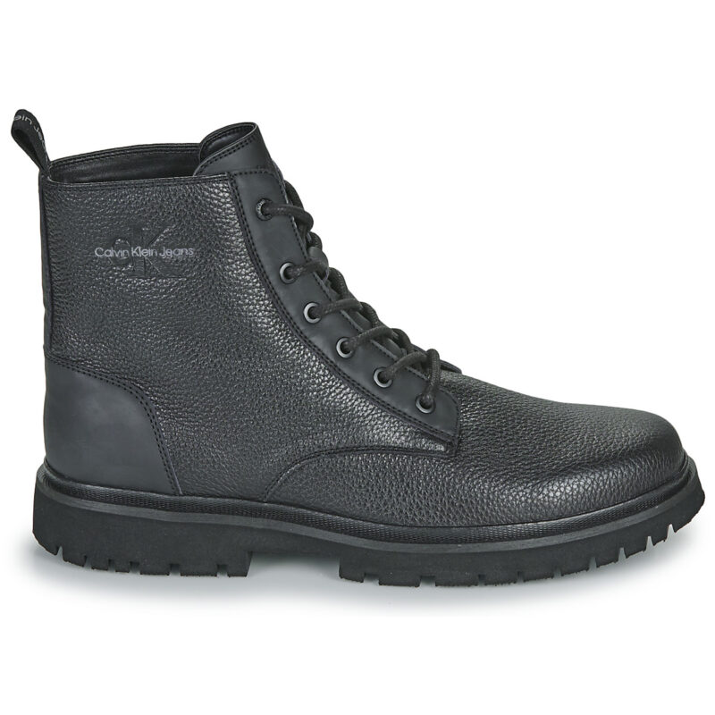 Calvin Klein Jeans EVA MID LACEUP BOOT LTH Black Men's Ankle Boots - 2