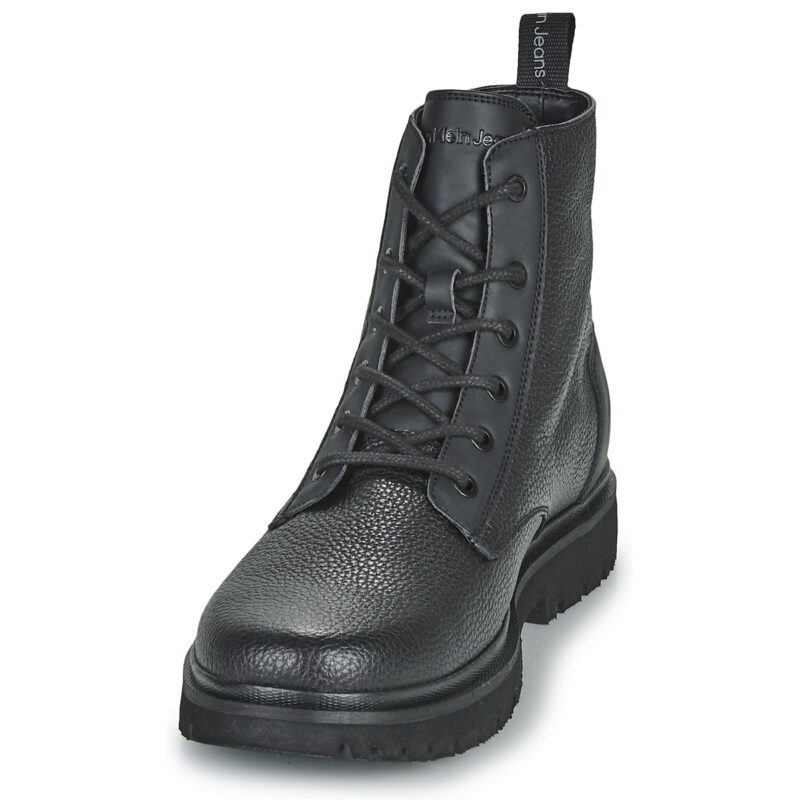Calvin Klein Jeans EVA MID LACEUP BOOT LTH Black Men's Ankle Boots - 3