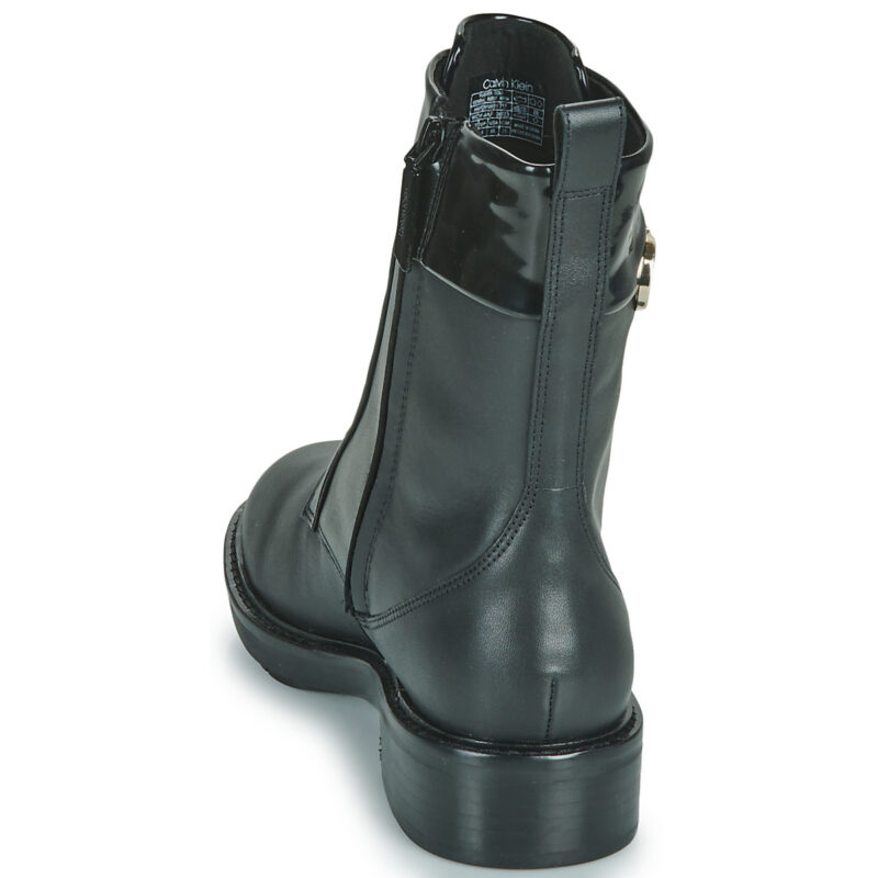 Calvin Klein Jeans RUBBER SOLE COMBAT BOOT W/HW Schwarz Damenstiefel - 5