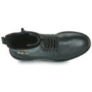 Calvin Klein Jeans RUBBER SOLE COMBAT BOOT W/HW Schwarz Damenstiefel - 6