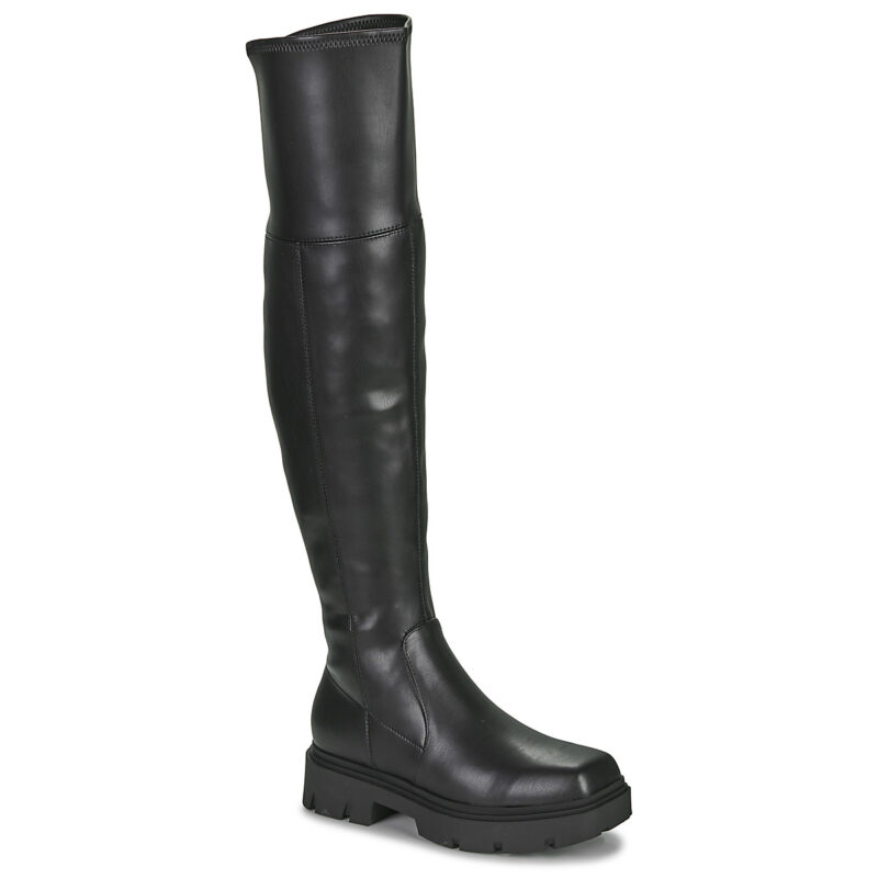 Guess  RASSA  Nero -  Stivali a metà coscia Donna - 1