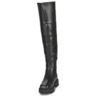 Guess  RASSA  Nero -  Stivali a metà coscia Donna - 3