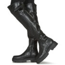 Guess  RASSA  Nero -  Stivali a metà coscia Donna - 8
