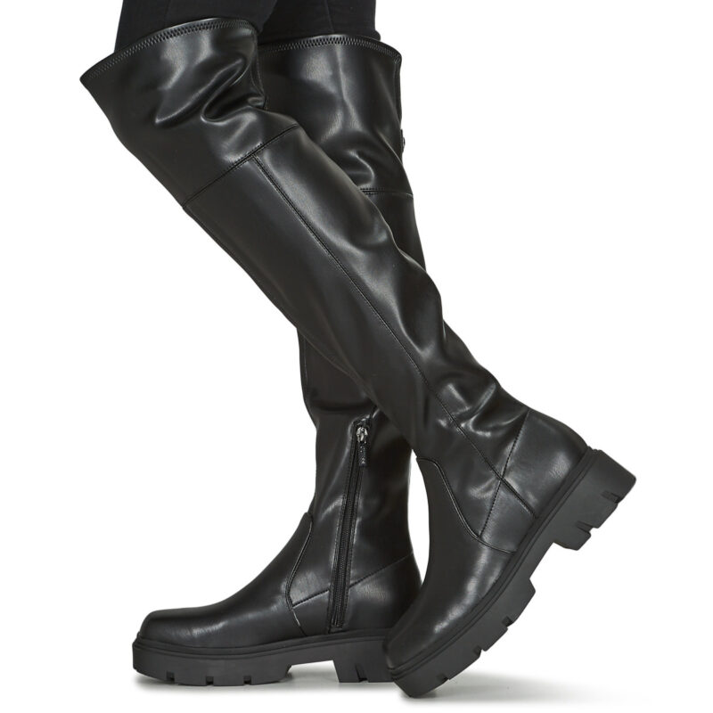 Guess  RASSA  Nero -  Stivali a metà coscia Donna - 8