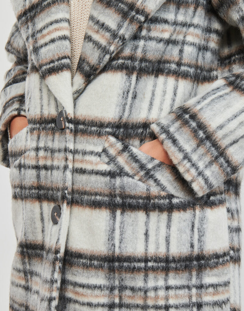 Mantella Vila VIROY L/S COAT Multicolore Mantelle Donna - 5