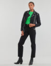Leather jacketelle Only ONLGILLA LS STUD DNM BIKER JACKET CRO Black Jackets in pelle Donna - 3