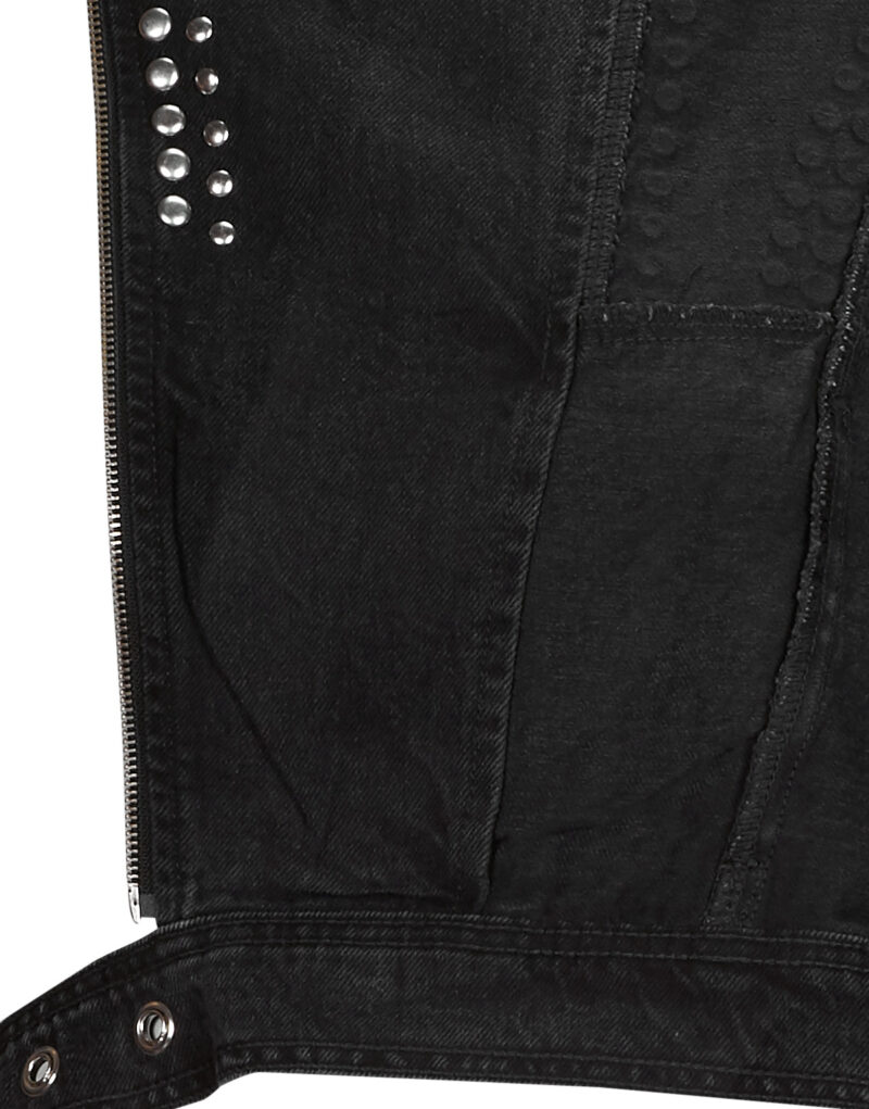 Leather jacketelle Only ONLGILLA LS STUD DNM BIKER JACKET CRO Black Jackets in pelle Donna - 6