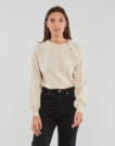 Maglione  Only  ONLEMMA LS BUTTON ONECK KNT  Beige -  Maglioni Donna - 2